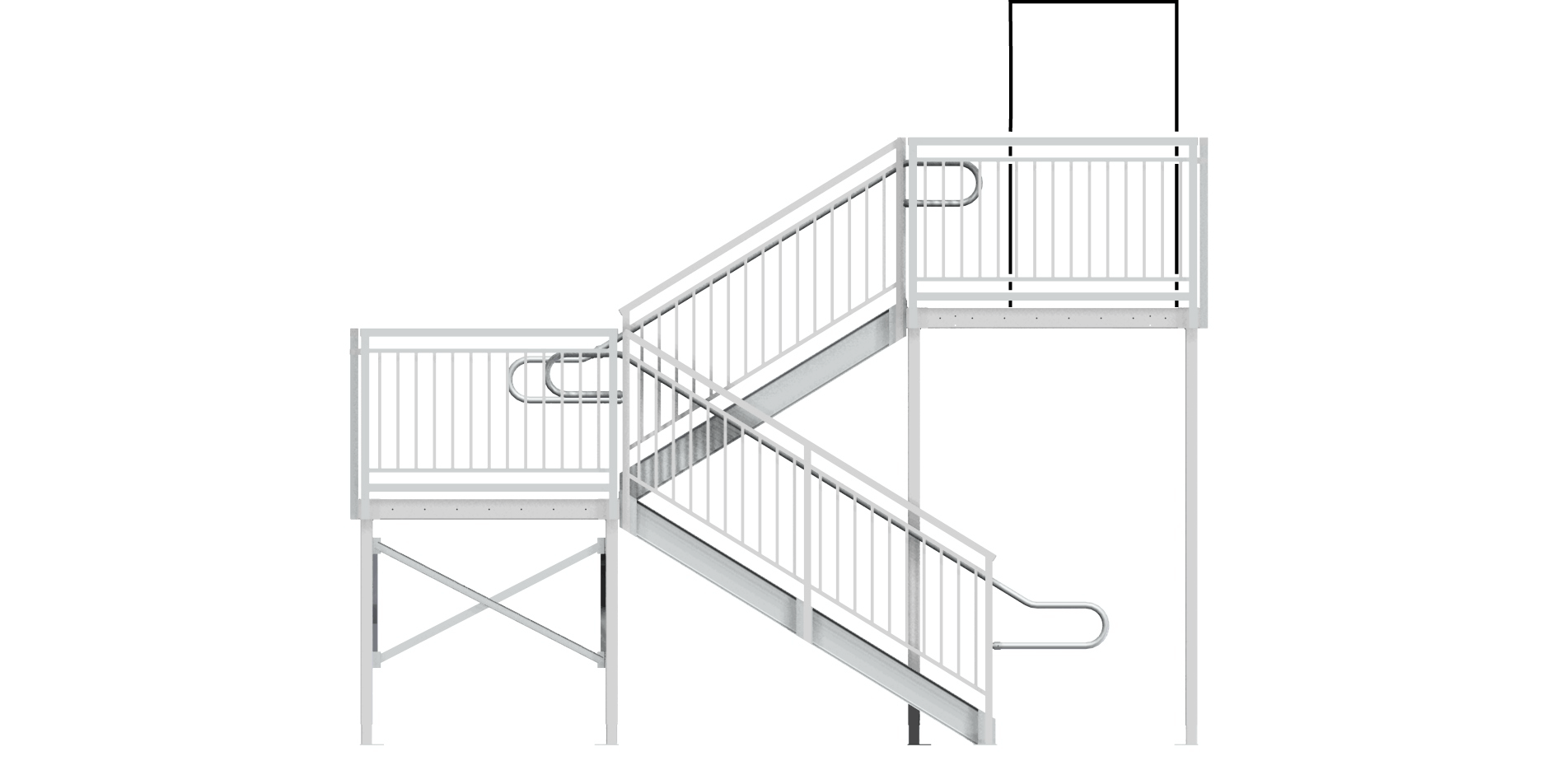 calculating single-story stair width