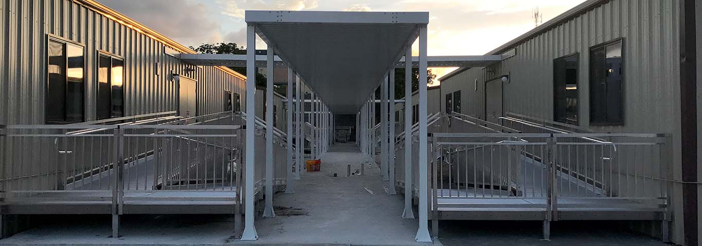 Miccosukee School APEX Ramps and Covered Walkway Installation