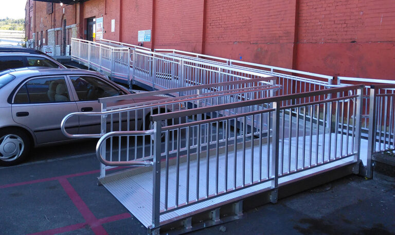 Apex Ramp L-Ramp for Old Rainier Brewery - Upside Innovations Installation