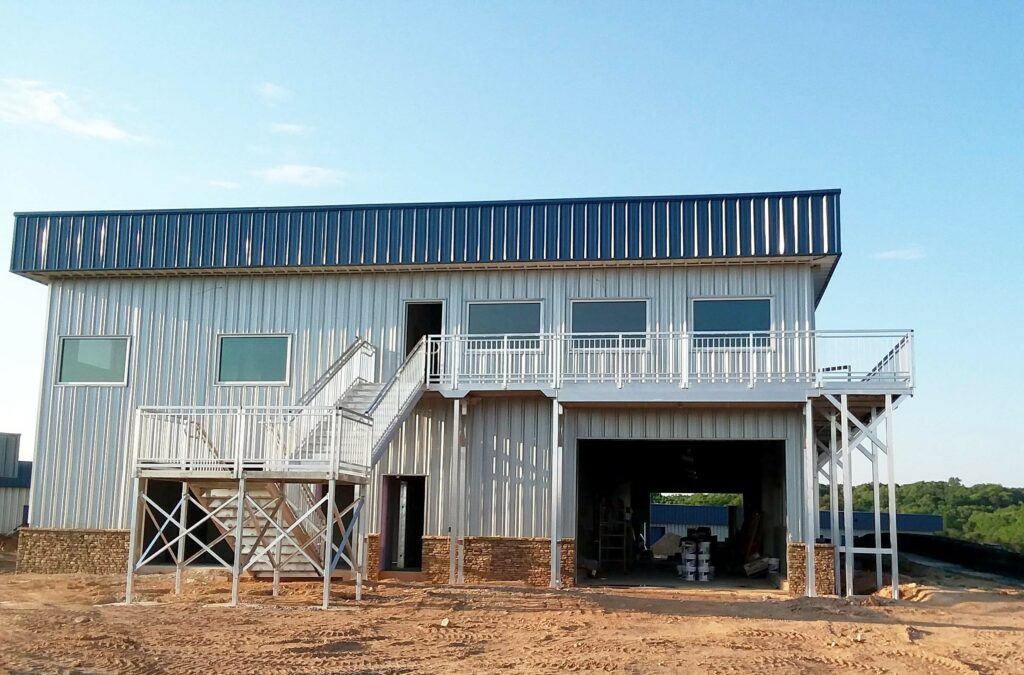 ADA Stair Tower Install at Atlanta Motorsports