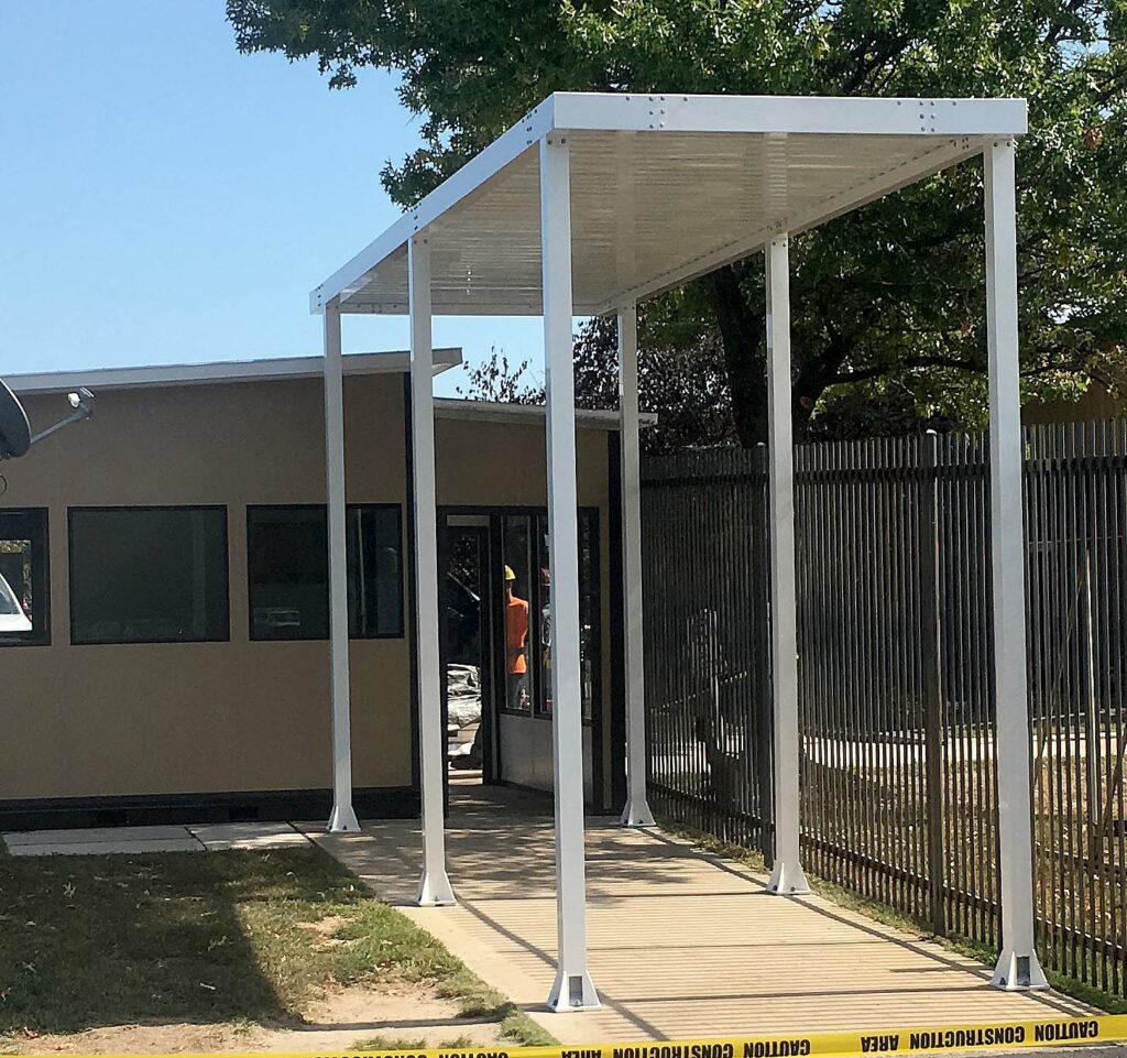 Modular Canopy Installation in Bear, Delaware