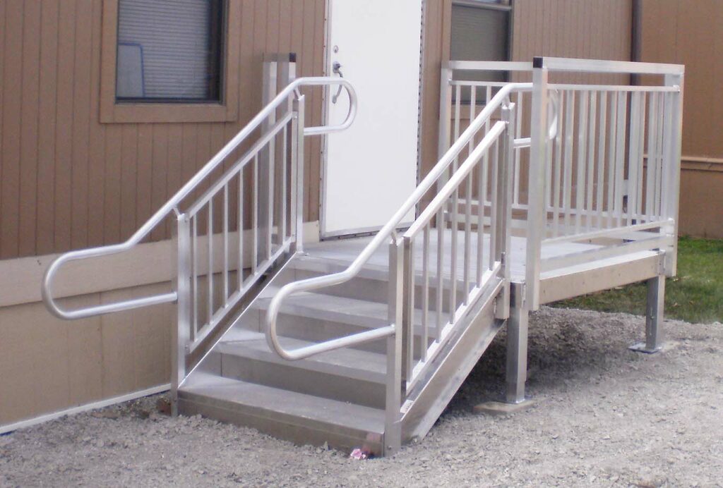 Modular Stairs Installation in Columbia, MO School District