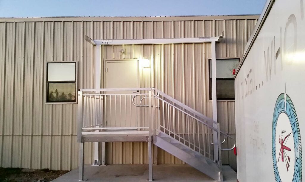 Stairs Installation with Canopy Construction in Oklahoma