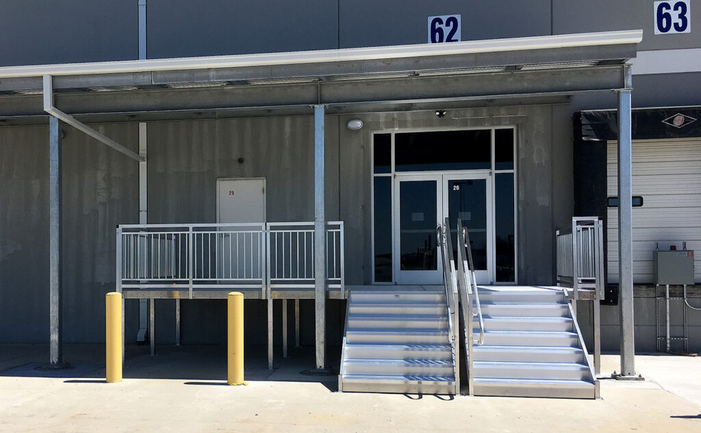 Two Stairs Leading To a Platform in Carlisle