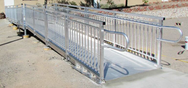 Church Wheelchair Ramp - Upside Installation