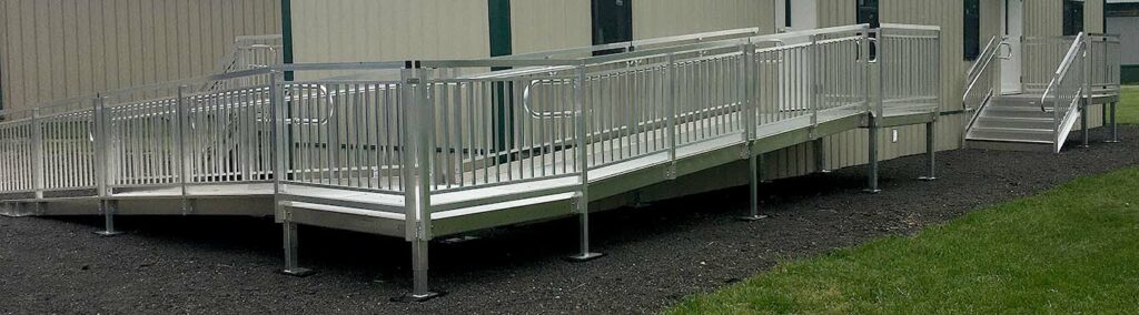 APEX System Ramp Installation for Modular Building Denton, MD