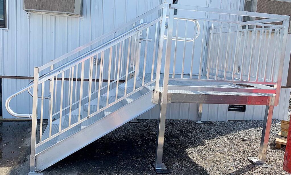 ADA/IBC APEX Stairs for Rhode Island Construction Site