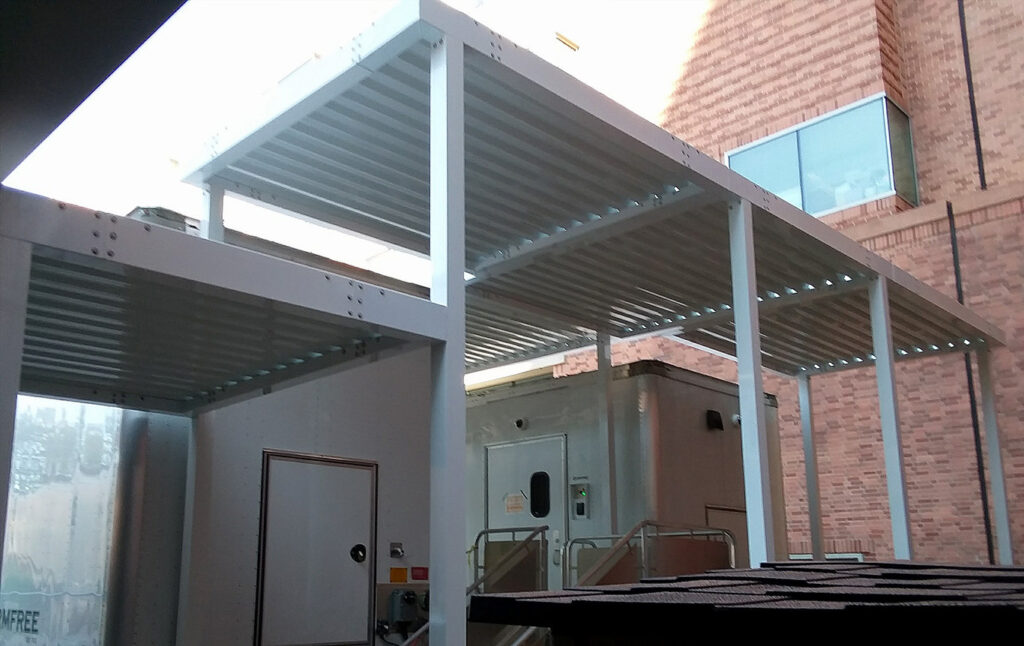 APEX Canopy Installed Between Buildings