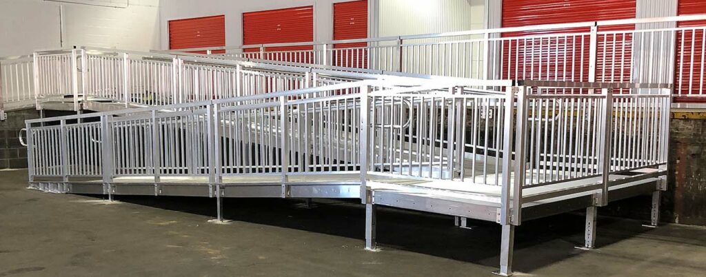 Concrete Switchback APEX Ramp Install for U-Haul Warehouse