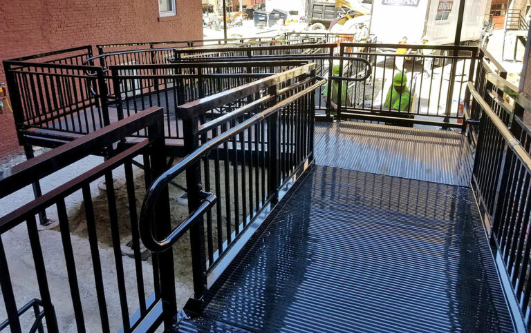 Custom Black APEX Ramp - Upside Innovations Installation