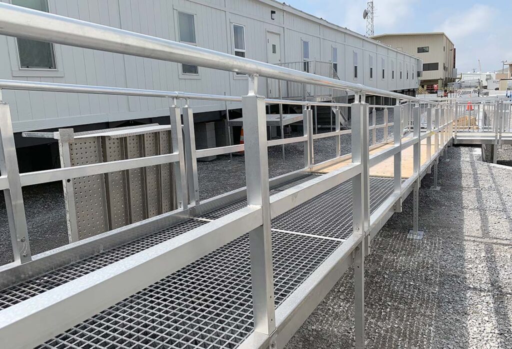 Custom Fibergate Ramp for LA Office Building