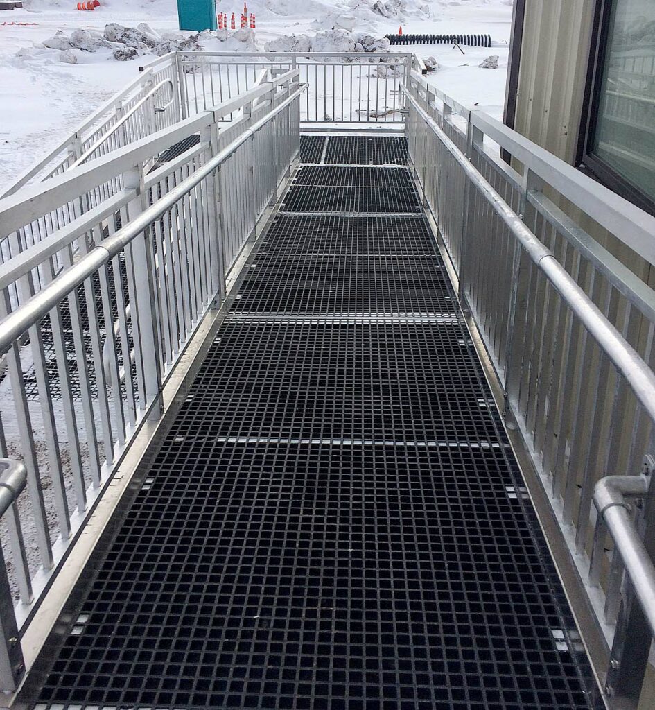 Custom Fibergate APEX Ramp for Snow in MD