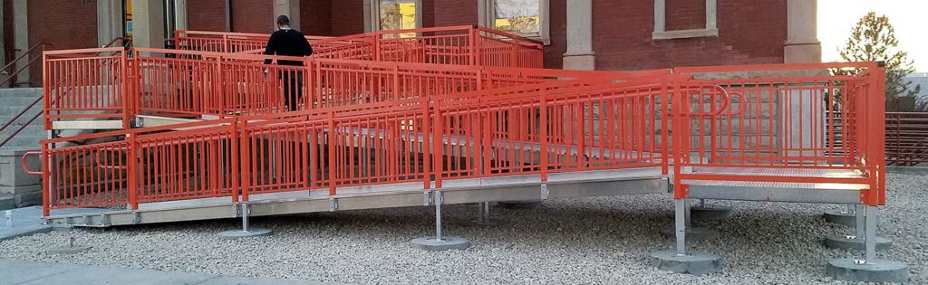 Custom APEX System Switchback Ramp Installation