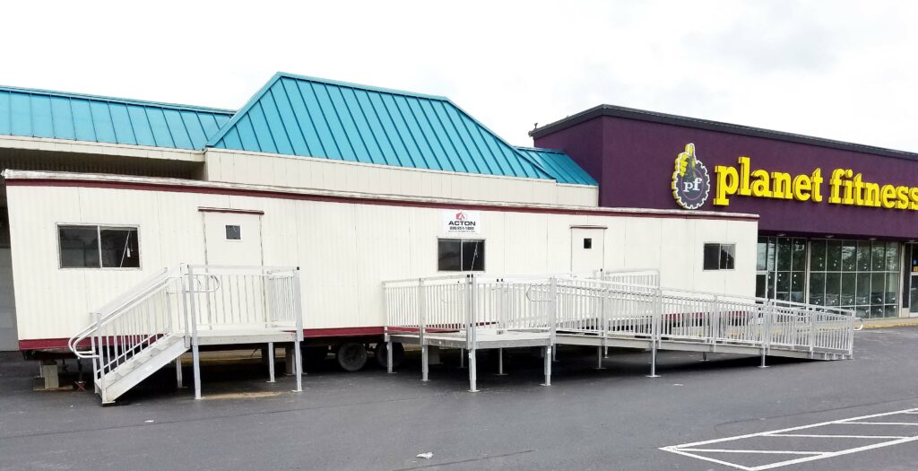 Switchback APEX Ramp and Entry Stairs Installation at Planet Fitness Louisville