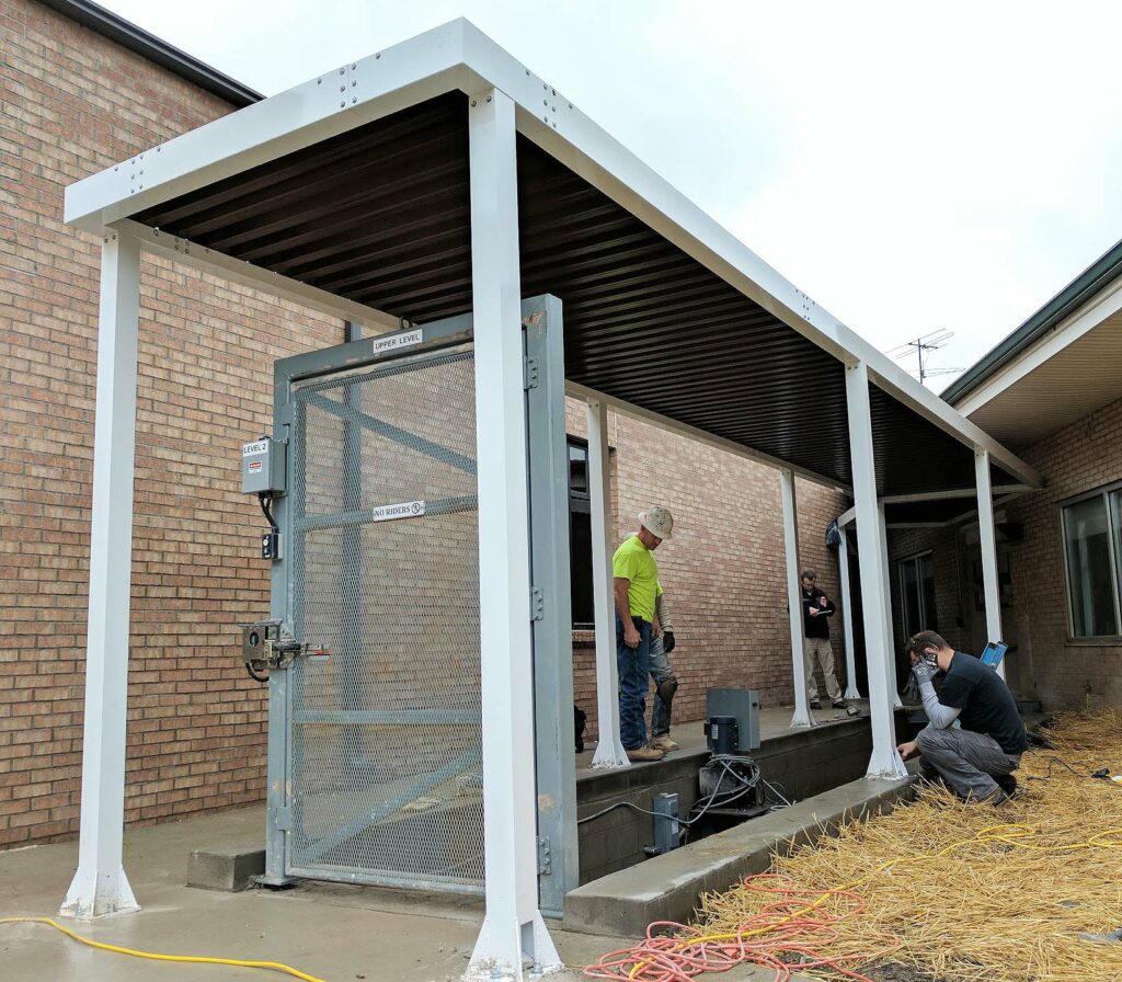 Secure APEX Doorway Canopy Installation
