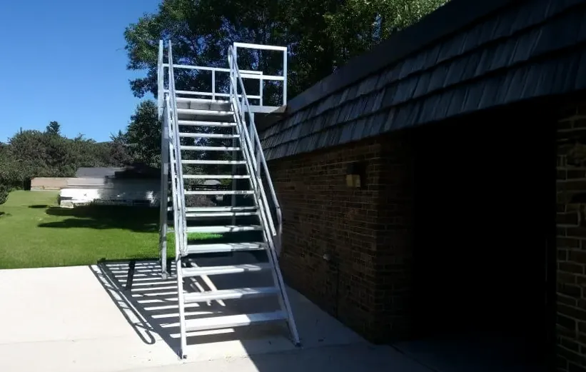 Picture of platform stairs testimonial Prairie Manor