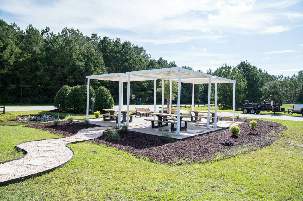 Shelter for Employee Break Area