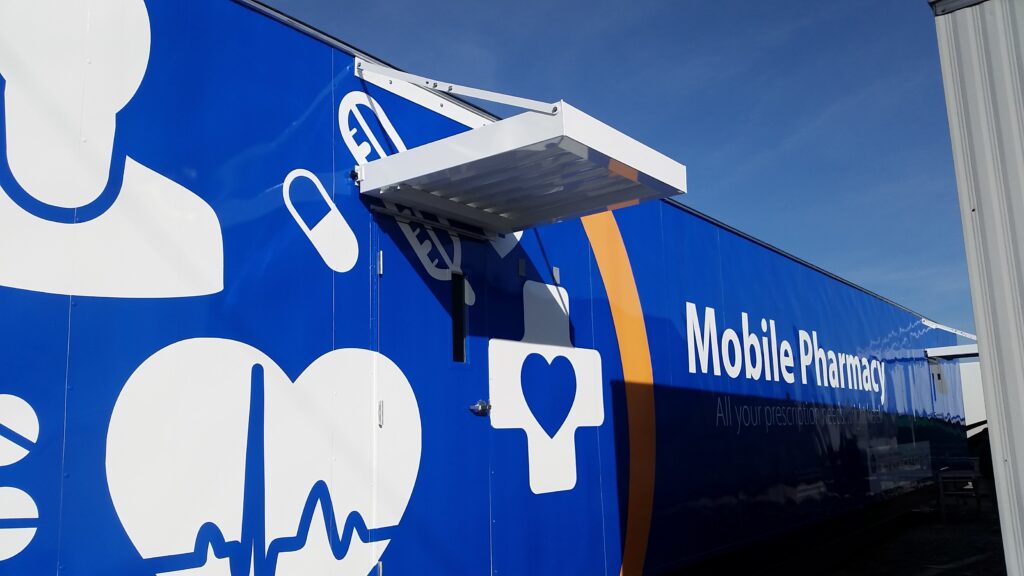 Awning Installation for Kroger Pharmacy Canopies