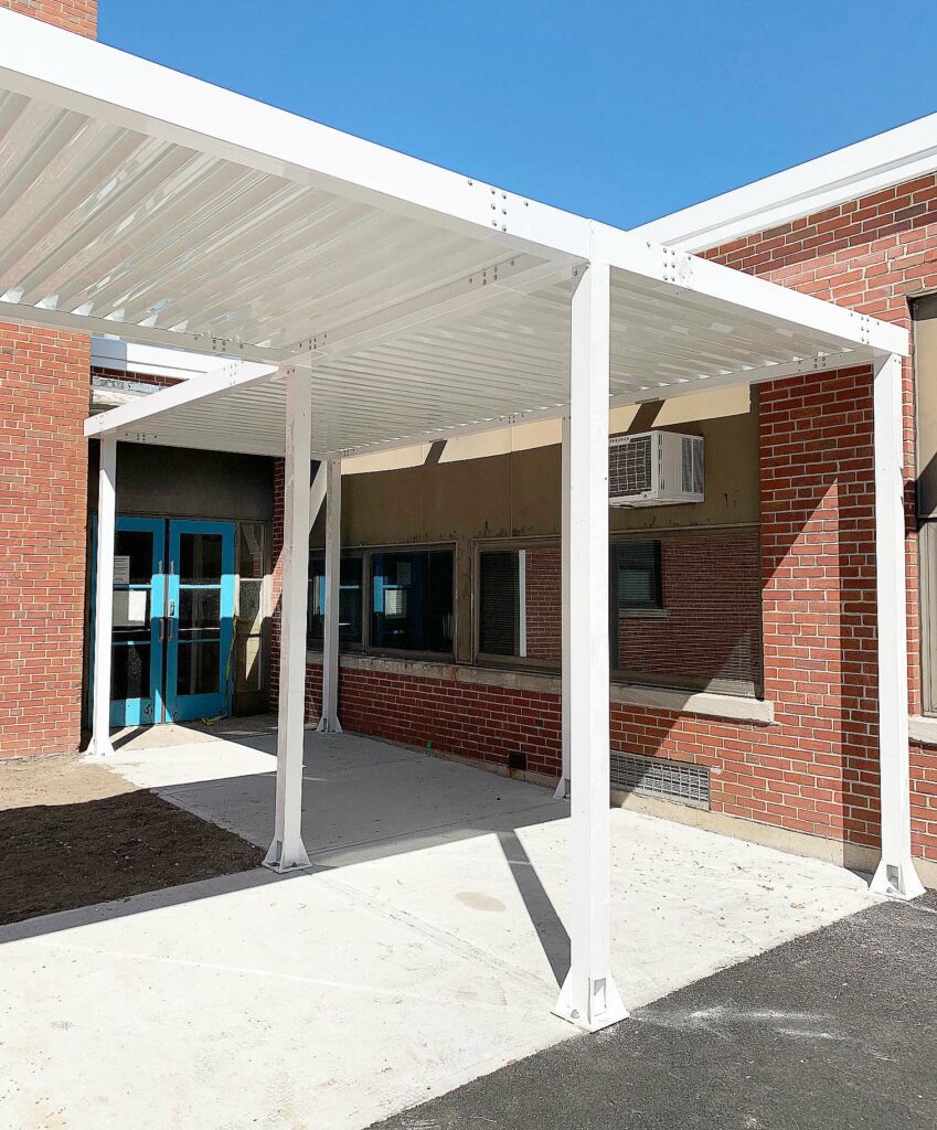 Canopy Shelter Installation for Aries Building Systems