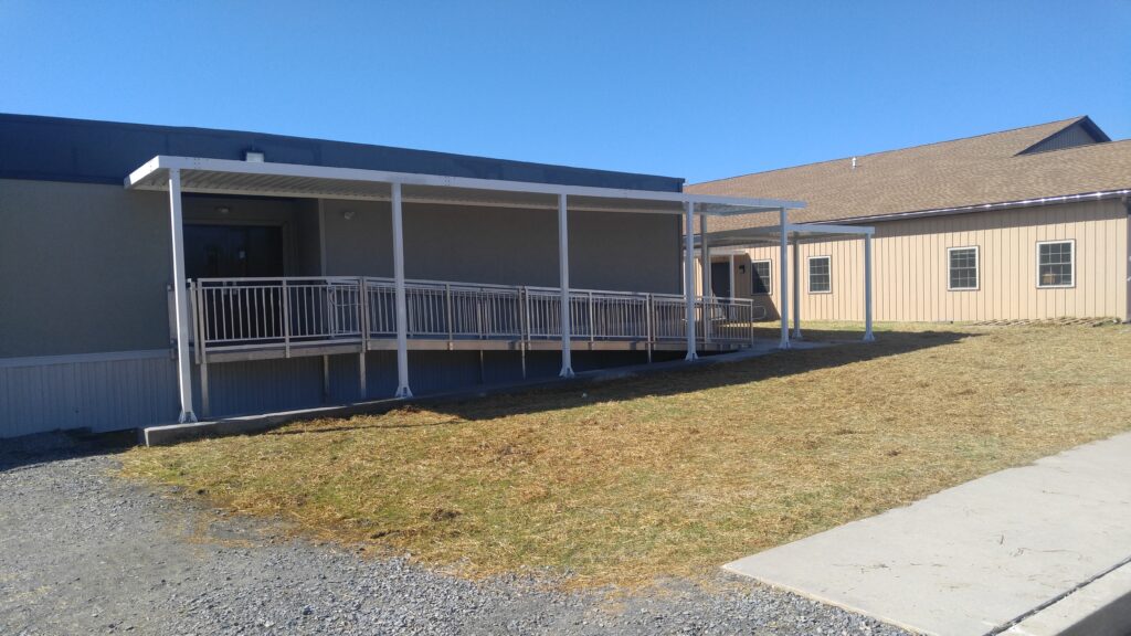 Wheelchair Ramp and Canopy Installation for Mobilease