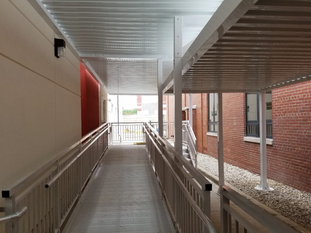 Canopy, Wheelchair Ramp and Stairs Installation in Ann Arbor, MI