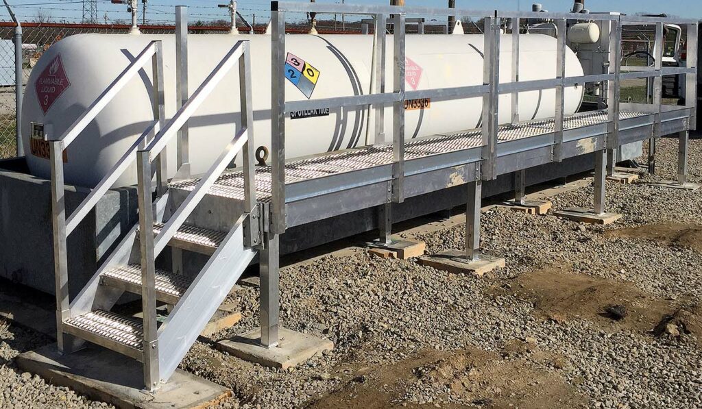 Industrial Stair and Platform Installation – Utility Technologies International Corporation