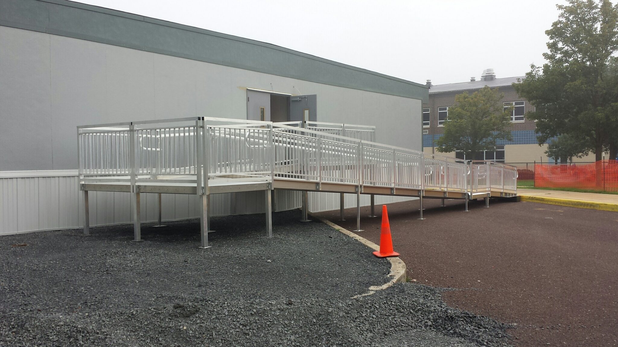 Elementary Wheelchair Ramp Upside Innovations Installation