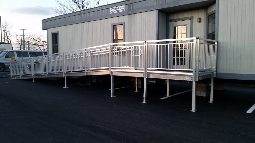 Wheelchair Ramp Installation for LA Fitness