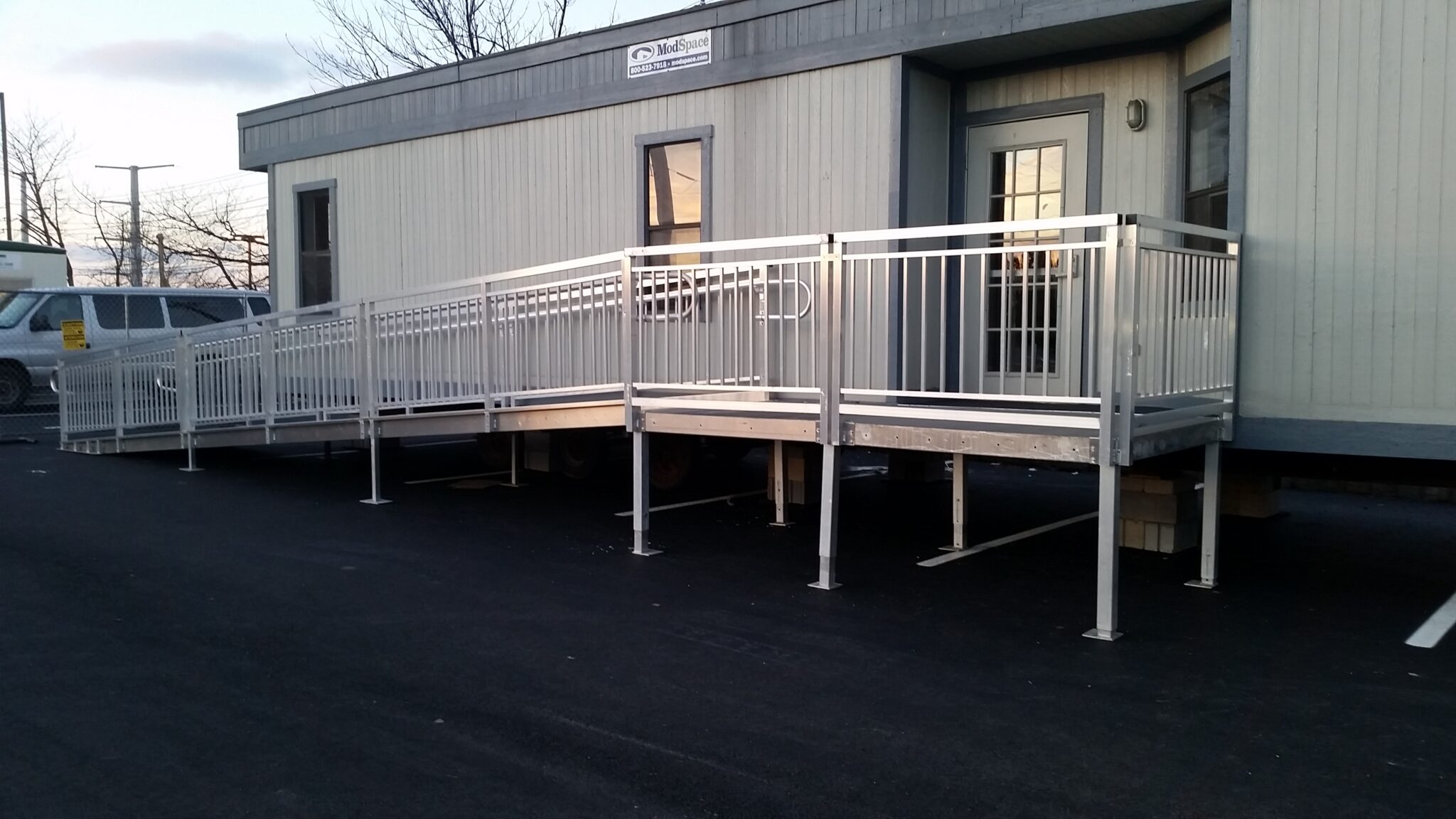 LA Fitness Wheelchair Ramp - Upside Innovations Installation