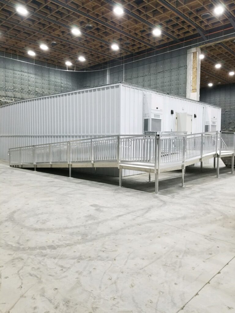 Wheelchair Ramp Installation for Modular Management Group, Pontiac, MI