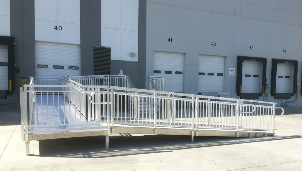 Wheelchair Ramp and Stairs Installation for Advance Construction Services