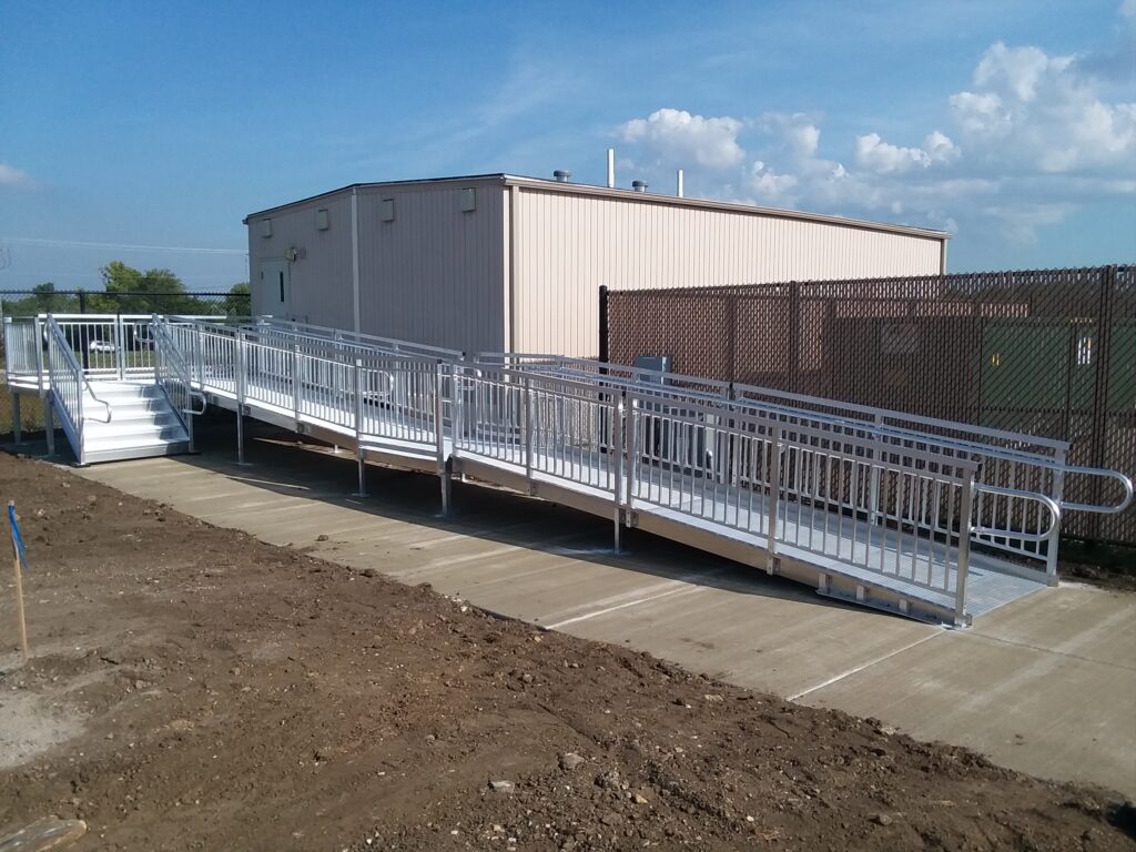 Wheelchair Ramp and Stairs Installation for Innovative Modular