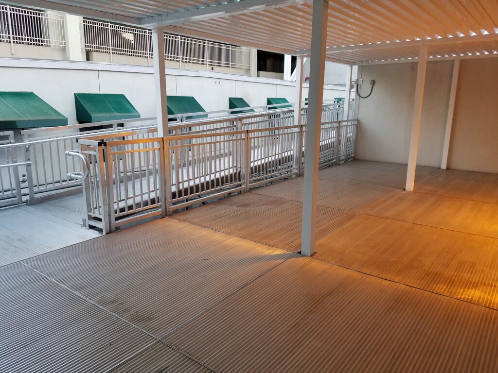 Wheelchair Ramp, Platforms, & Canopy Installation