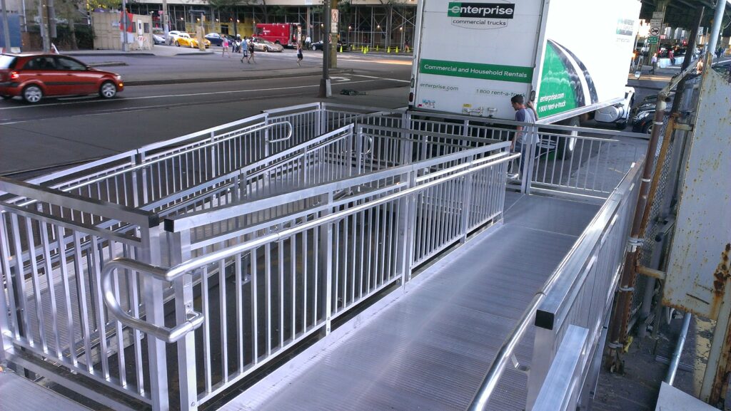 Wheelchair Ramp Installation for Atlantic Aviation