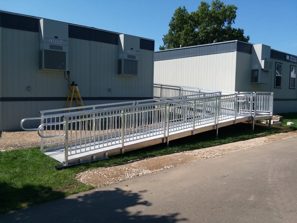 Wheelchair Ramp Installation for ModSpace