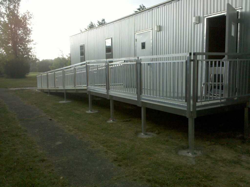Wheelchair Ramp Installation for Beavercreek School