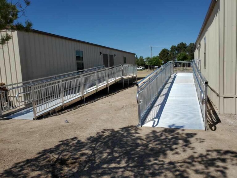 Two Wheelchair Ramps Upside Innovations Installation