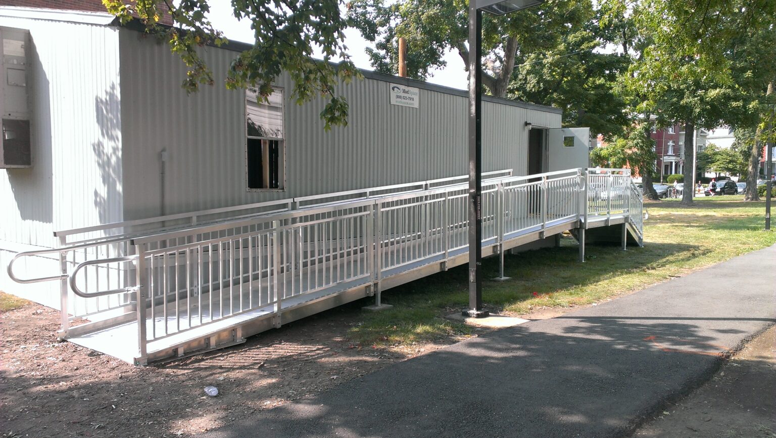 Louisville Uni's Ramp and Stairs - Upside Innovations Installation