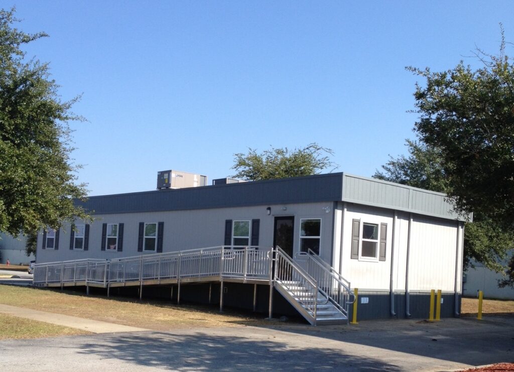 Wheelchair Ramp and Entry Stairs Installation for Vanguard Modular