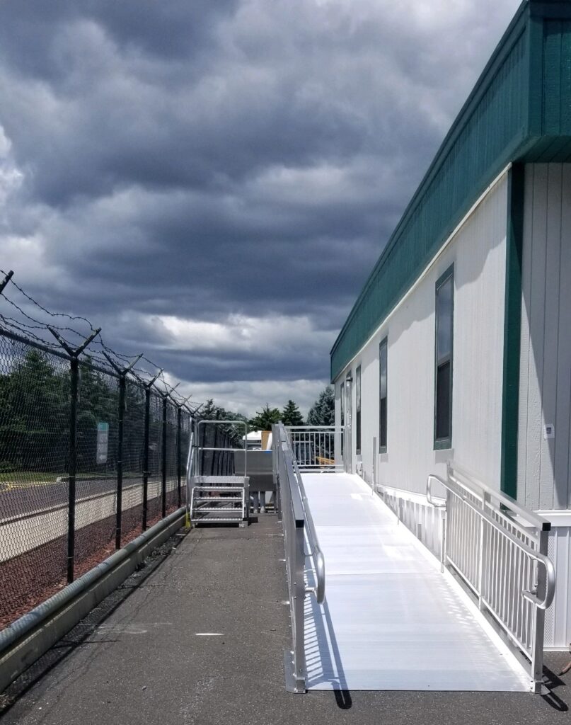 Wheelchair Ramp Installation for Williams Scotsman, West Point, PA