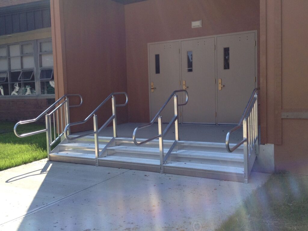 Stairs and Railings Installation for Cleveland Public School