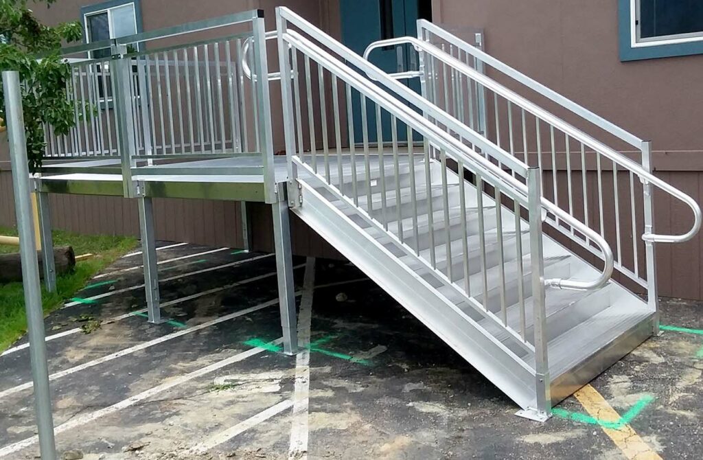 Entry Stairs Installation for Western Row ES