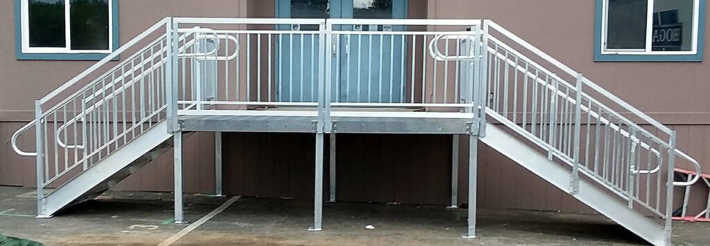 Entry Stairs Installation for Innovative Modular