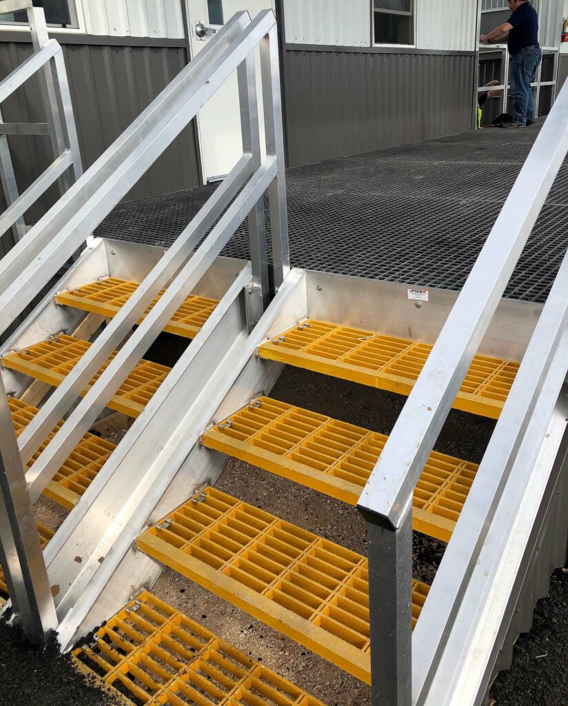 Industrial Steps Installation for Kiewit