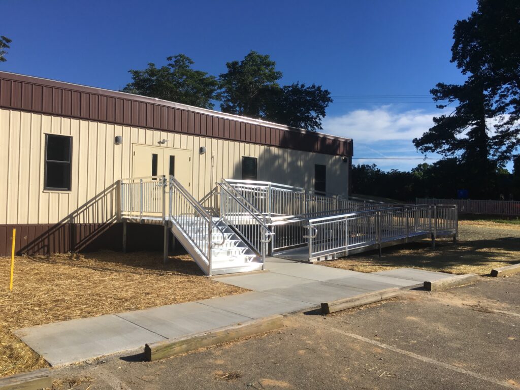 Entry Stairs and Wheelchair Ramp Installation for Mobilease