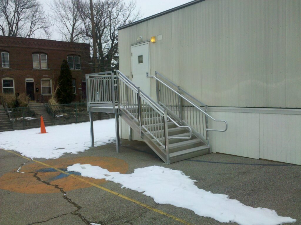 Entry Stairs for Williams Scotsman, Columbus City WS