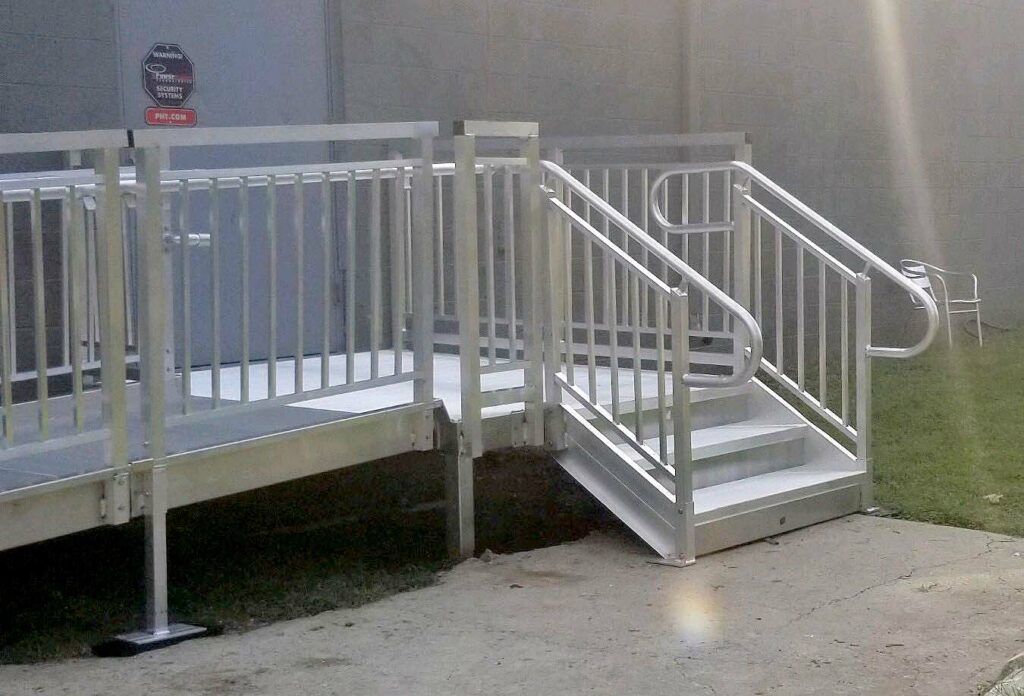 Stairs and Wheelchair Ramp Installation for Couchell Investment