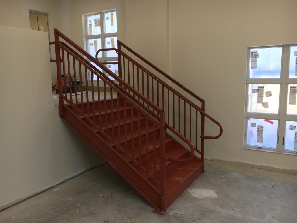 Custom ADA-style Stairs Installation for Livengrin Foundation
