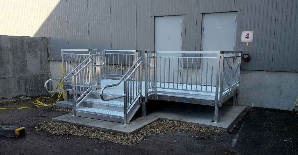 Entry Stairs Installation for Majestic Construction