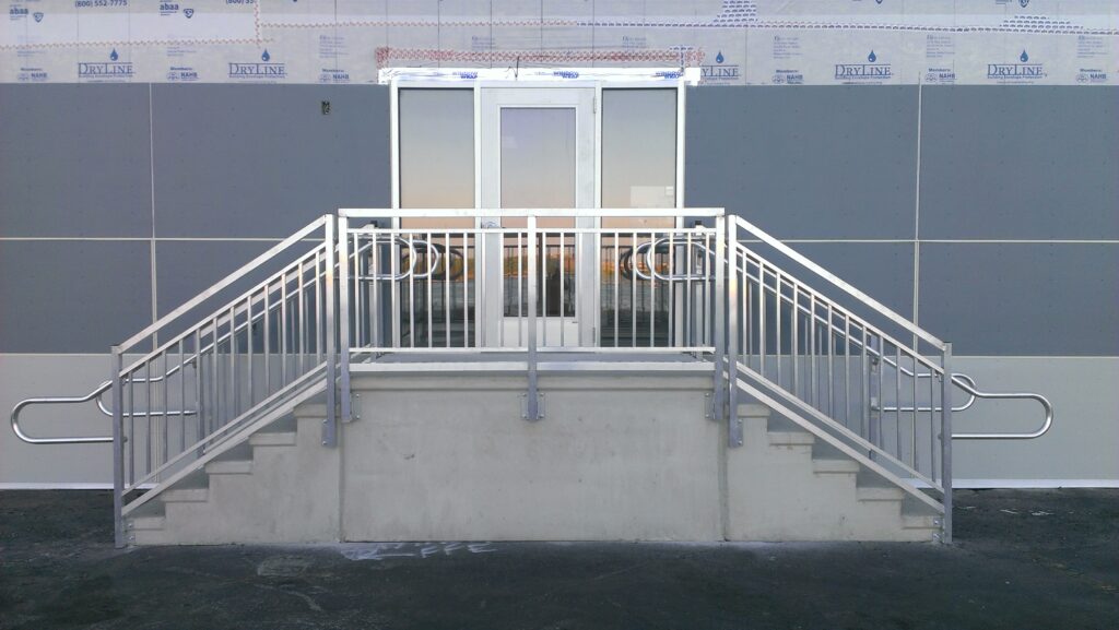 Entry Stairs Installation for Atlantic Aviation